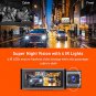 Dash Cam Front and Inside SPADE 1080P Dual Dash Camera for Cars with IR Night Vision, 170°+140° Wi