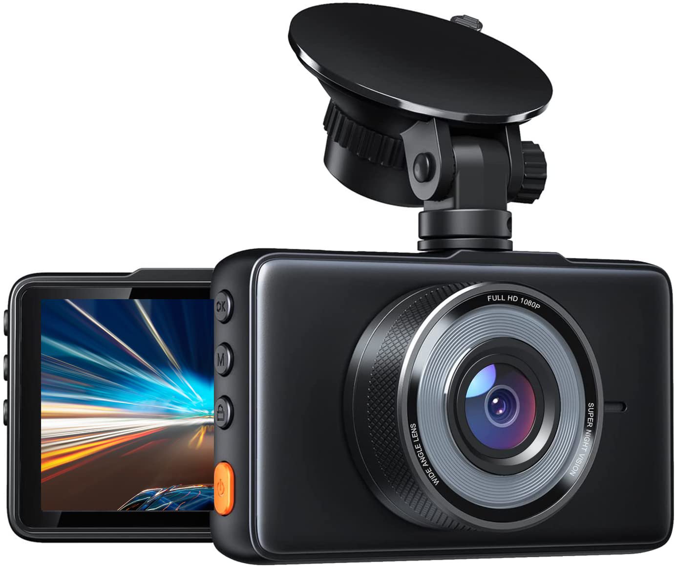 DAJKRTIA Dash Cam 1080P Car Dash Camera, Super Night Vision Driving Recorder 3 Inch LCD Screen 170&Acirc;&deg;