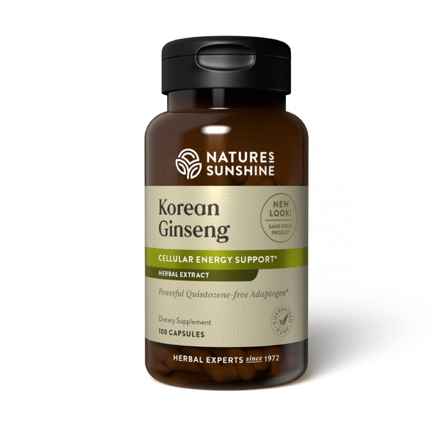Nature's Sunshine Ginseng, Korean, 100 Capsules