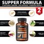 2 Packs Korean Red Panax Ginseng + Ginkgo Biloba, 2800mg Highest Potency with Ashwagandha, Beetroot,