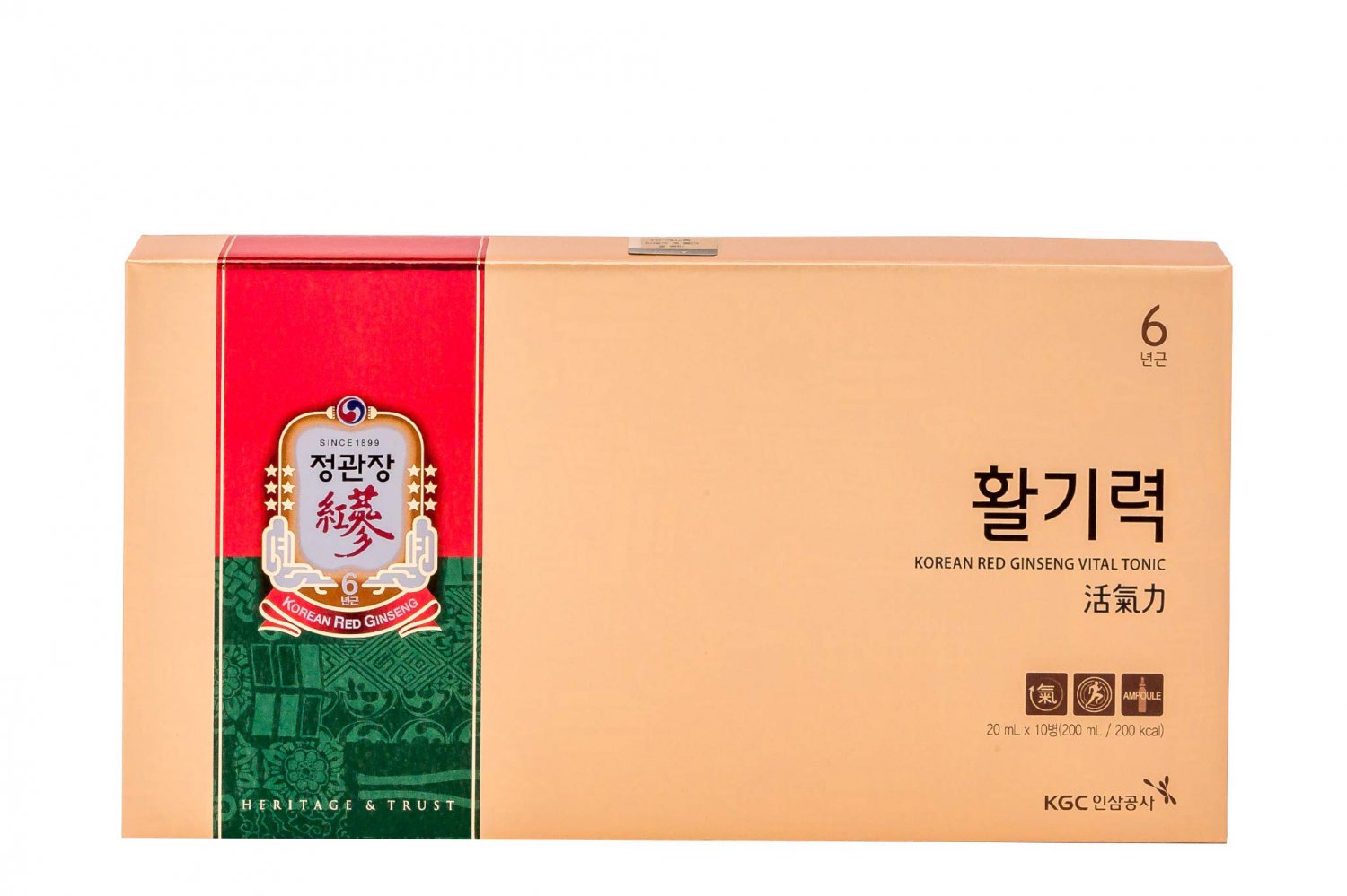 KGC CheongKwanJang Korean Red Ginseng Vital Tonic, Panax Ginseng for