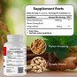 Korean Red Panax Ginseng + Ginkgo Biloba - High Strength Natural Ginseng 1300mg ? 120 Vegan Capsules