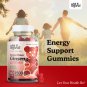 Wild & Organic Korean Panax Red Ginseng Gummies - Energy & Brain Supplements Gummy Vitamins - Memory