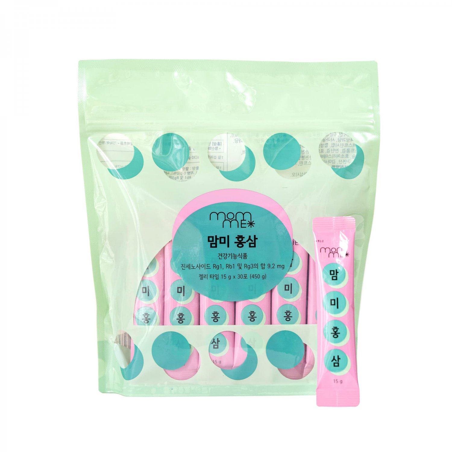 Momme Red Ginseng Jelly Stick: Korean Red Ginseng, High Level of Ginsenoside, Tasty Gelatin Jelly St