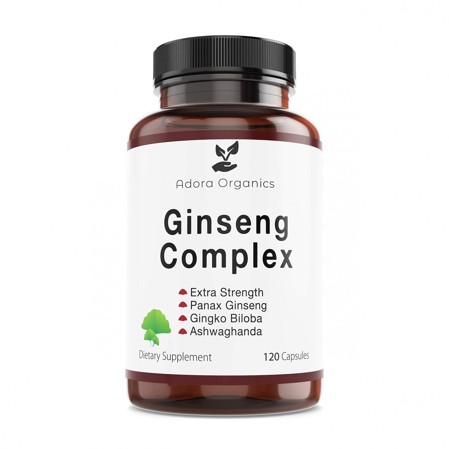 Adora Organics - Ginseng Complex with Red Korean, Panax Ginseng
