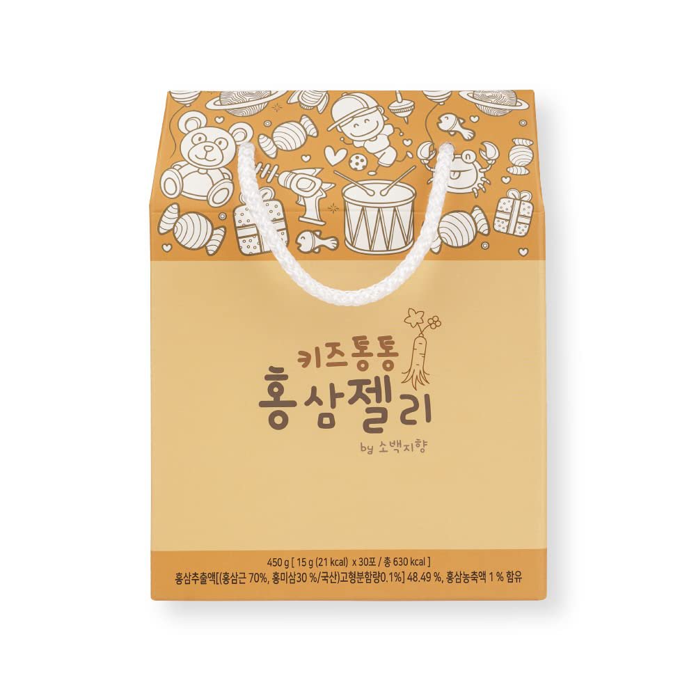 Korean Red Ginseng Jelly Stick for Kids, 15g / 0.5 oz X 30 Sachets, Made in Korea &iacute;�&curren;&igrave;&brvbar;�&iacute;�&micro;&iacute;�&micro; &iacute;��