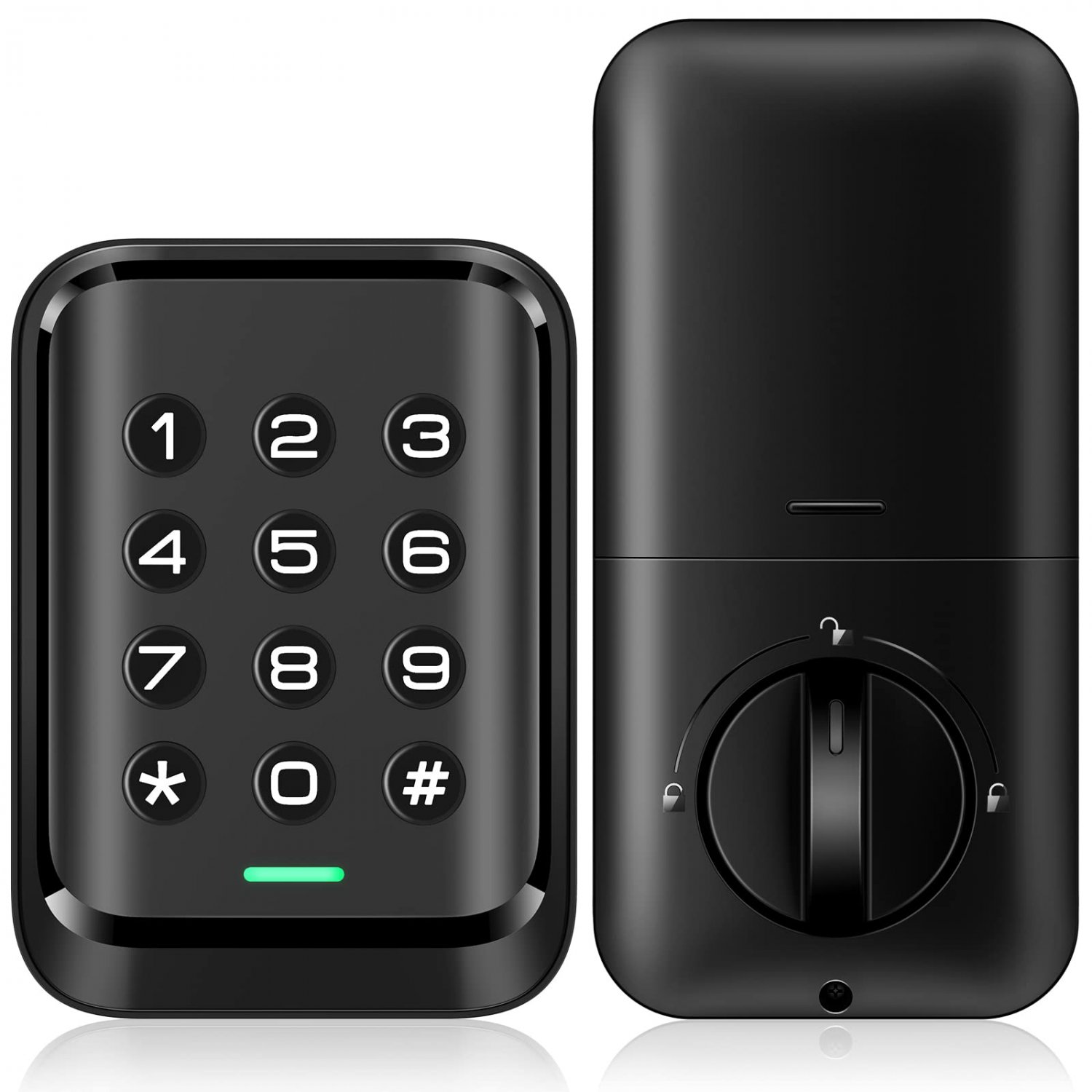 Veise Keyless Entry Door Lock, Electronic Keypad Deadbolt Lock, Auto ...