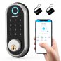 Smart Lock, SMONET Keyless Entry Door Lock Fingerprint Door Lock with Keypads, Smart Lock Deadbolt w