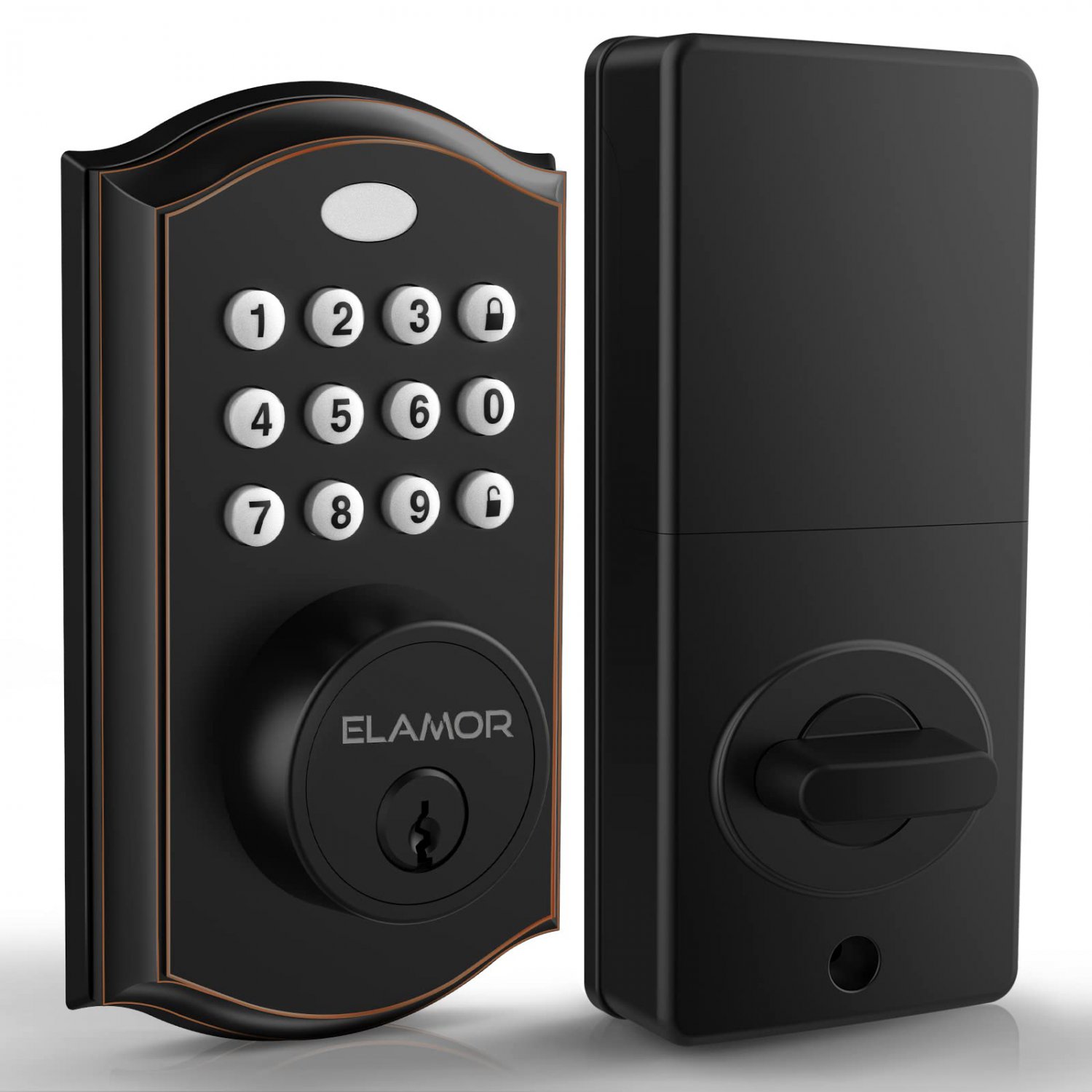Keyless Entry Door Lock - Electronic Deadbolt Lock with Keypads, Auto Lock, 50 User Codes, Security 