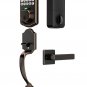 Fingerprint Door Lock, Veise Keyless Entry Door Lock, Electronic Keypad Deadbolt with Lever Handle &