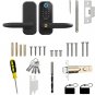 Fingerprint Door Lock, SMONET Smart Lock with Reversible Handle,Keyless Entry Biometric Door Lock wi
