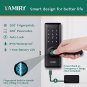 Smart Door Lock, Yamiry Smart Door Handle, Biometric Fingerprint Door Lock, Keyless Entry Door Lock 