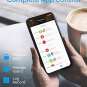 Smart Lock, ULTRALOQ U-Bolt Pro + Bridge WiFi Adaptor, 6-in-1 Keyless Entry Door Lock with WiFi, Blu