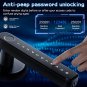 Fingerprint Door Lock, Millionhome Door Lock with App/Code/Backup Key/Fingerprint Door Knob Keyless 
