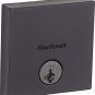 Kwikset Downtown 92580-030, Deadbolt Door Lock, Single Cylinder, Square Low Profile with SmartKey Re