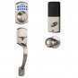 Keyless Entry Door Lock with Handle, TRAUST Electronic Keypad Deadbolt, 4-Piece Front Door Lock Set,