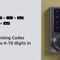 Amazon Basics Grade 2 Contemporary Electronic Touchscreen Deadbolt Door Lock - Matte Black