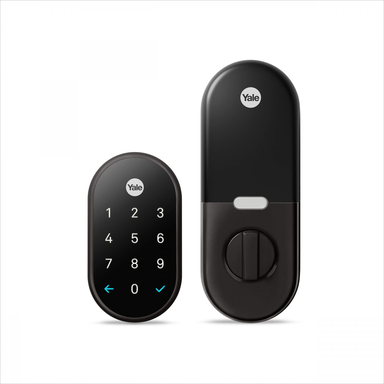 Google Nest x Yale Lock - Tamper Proof Smart Lock for Keyless Entry - Keypad Deadbolt Lock for Front