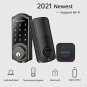 WiFi Door Lock,SMONET Remote Control Smart Deadbolt, Digital Electronic Keyless Entry Locks Bluetoot