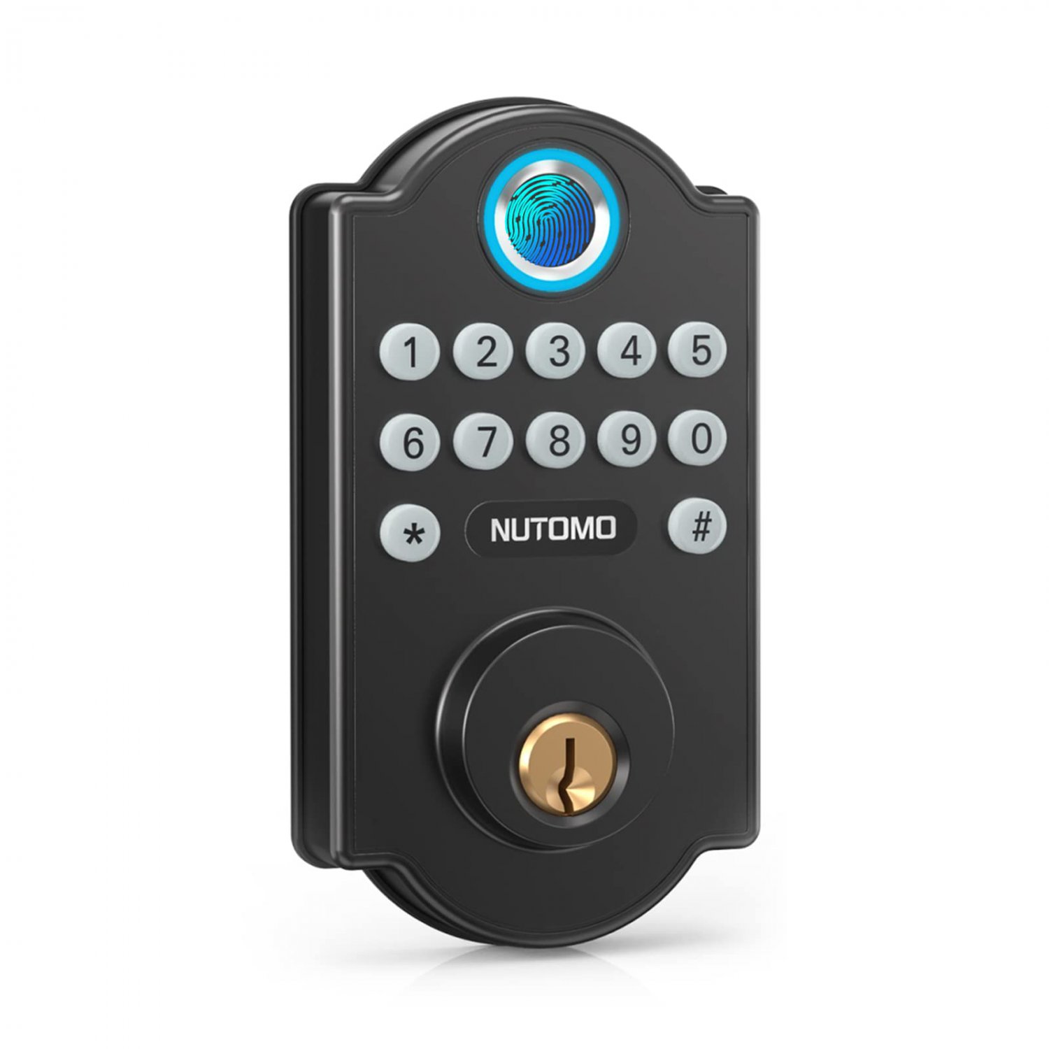 Fingerprint Door Lock - Keyless Entry Door Lock with Keypads - Smart Deadbolt Biometric Digital Elec