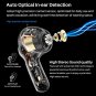 TOZO NC2 Hybrid Active Noise Cancelling Wireless Earbuds, in-Ear Detection Headphones, IPX6 Waterpro