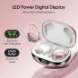Cascho Wireless Earbuds, Bluetooth 5.3 Headphones, 60Hrs Playback HD Stereo Audio LED Display, Over-
