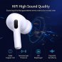 WLFYMZ Waterproof Wireless Sports Earbuds, 4 Mics with Fast Charging Case Bluetooth Headphones, Nois