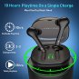 AMZANE Wireless Earbuds Bluetooth Headphones with Wireless Charging Case and LED Digital Display Blu