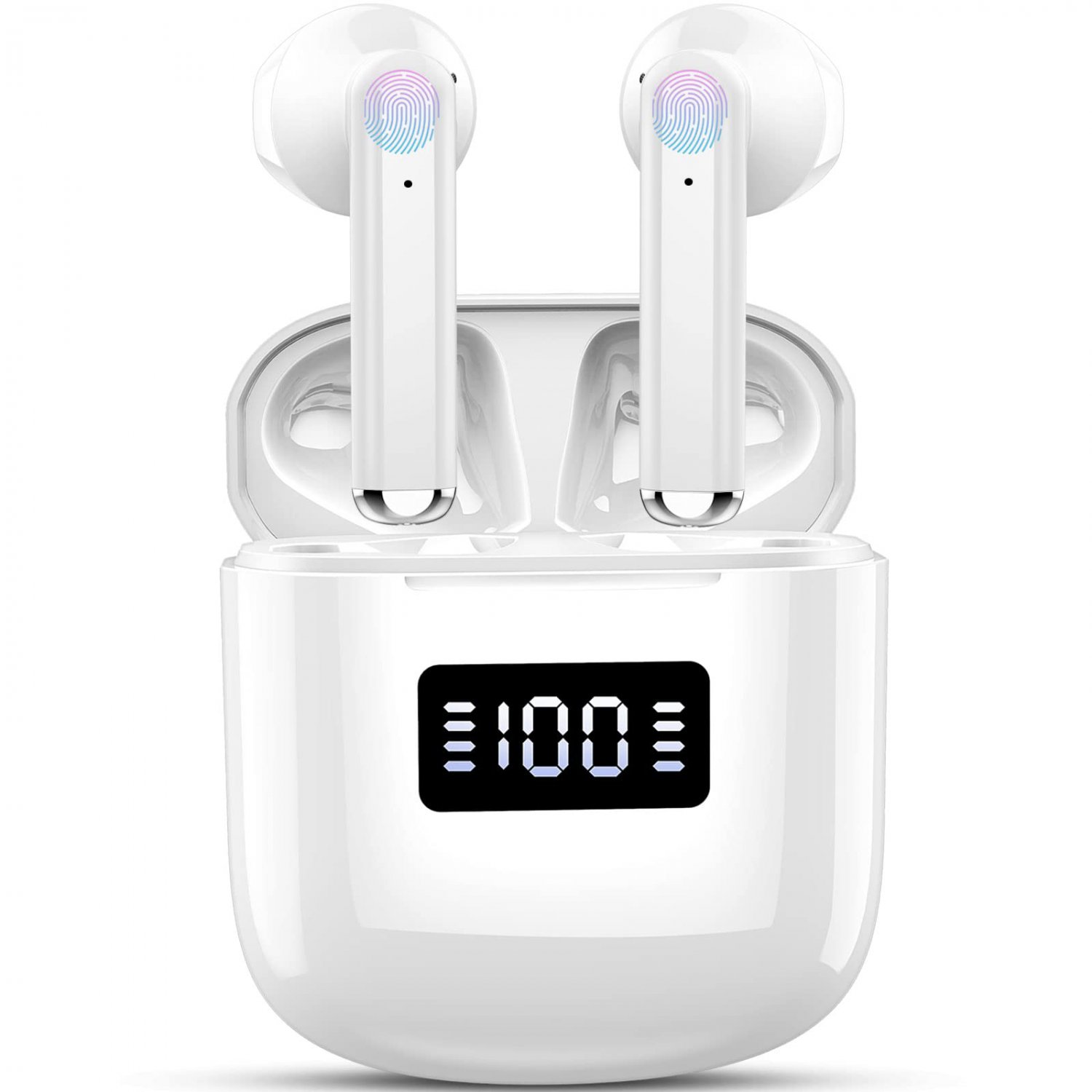 xinwld Wireless Earbuds, Bluetooth 5.3 Headphones with 4 Mics, Wireless Headphones ENC Noise Cancell