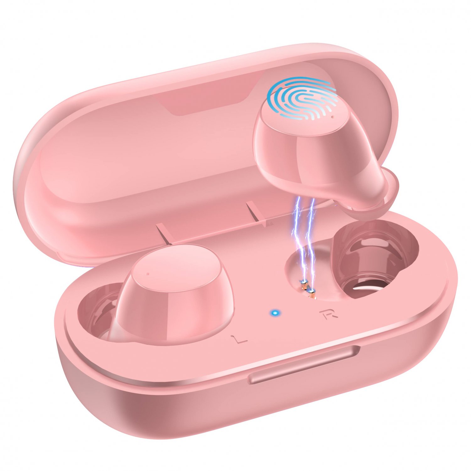 Mini Wireless Earbuds,Bluetooth 5.2 Small Ear Buds with Microphone Waterproof Light-Weight for Kids,