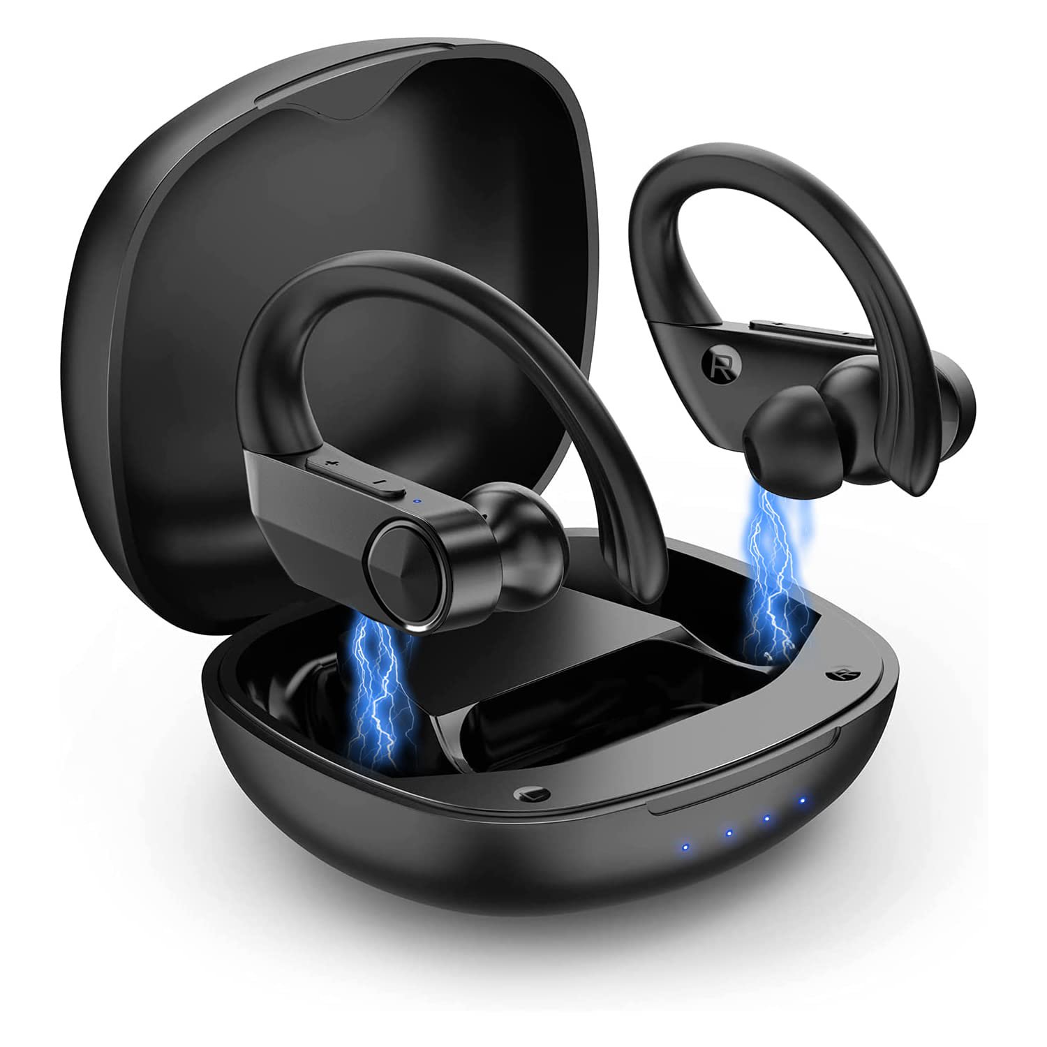ZZN Wireless Earbuds 30hrs Playback Bluetooth Headphones, Bass Stereo Bluetooth Ear Buds with Comfy 