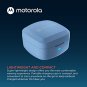 Motorola Moto Buds 100 - True Wireless Bluetooth Earbuds with Microphone ? Lightweight, IPX5 Water R