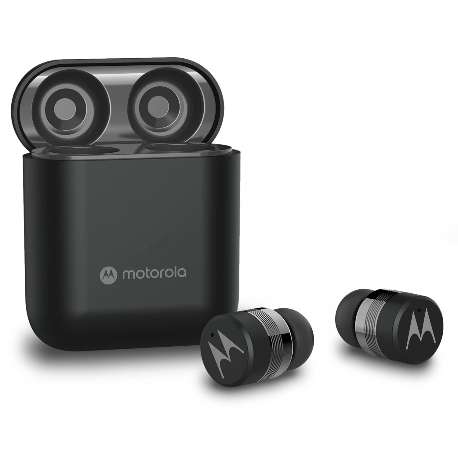 Motorola Moto Buds 120 - True Wireless Bluetooth Earbuds with Microphone & Compact Charging Case - I