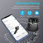 Wireless Earbud, Bluetooth 5.3 Earbud Stereo Bass, Bluetooth Headphones in Ear Noise Cancelling Mic,