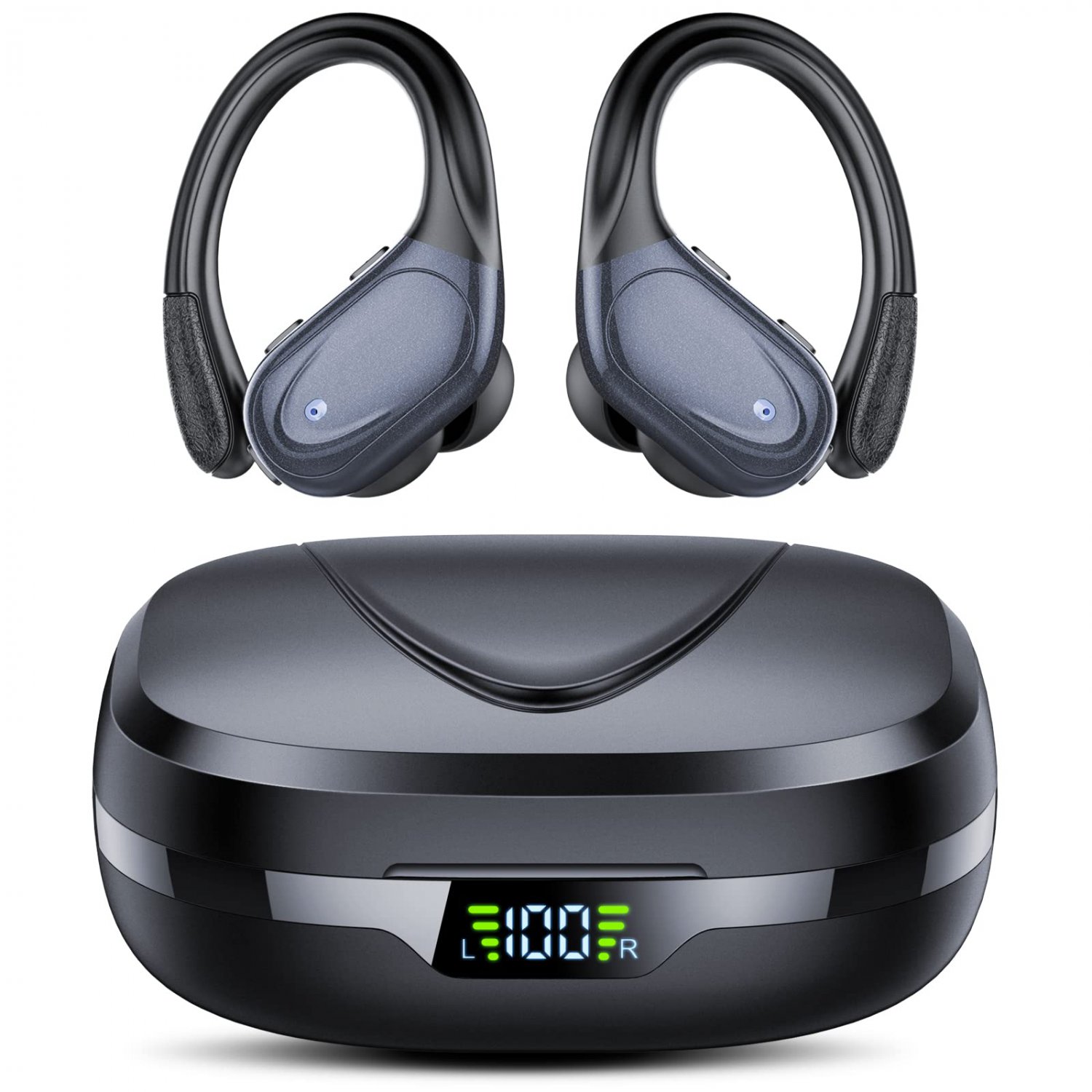 Tiksounds Wireless Earbuds, Bluetooth 5.3 Headphones, Bluetooth Earbuds with LED Display, 60 Hrs of 