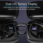 Caymuller Wireless Earbuds Bluetooth Headphones 48Hrs Play Back Sports Earphones with LED Display Bu