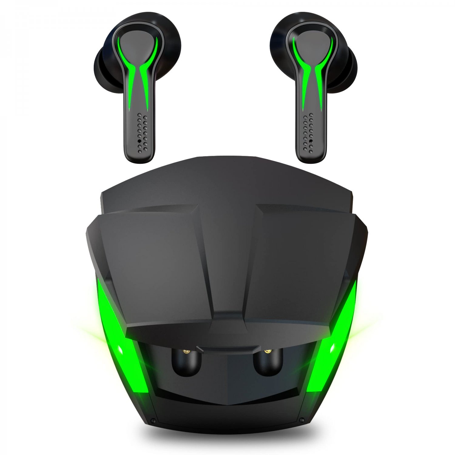 AMAFACE Wireless Earbuds, Bluetooth Headphones with Cartoon Charging Case, Built in Mic Ear Buds, Pr