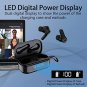 Wireless Earbuds,Bluetooth 5.2 Earbuds,4 Mic Call Noise Cancelling Wireless Headphones with LED Disp