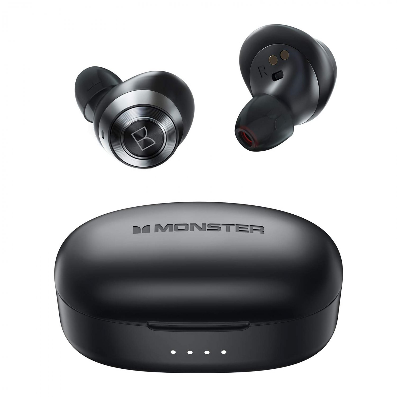 Monster Achieve 100 AirLinks Wireless Earbuds, Super Fast Charge, Bluetooth 5.0 in-Ear Stereo Headph