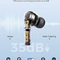 MPWHYL Bluetoth 5.2 Headphones, Active Noise Canceling Wireless Earbuds, Deep Bass in Ear Earphones,