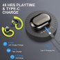 Wireless Earbud, Sport Bluetooth 5.3 Earbud with Earhooks Wireless Earphones in-Ear with Immersive S