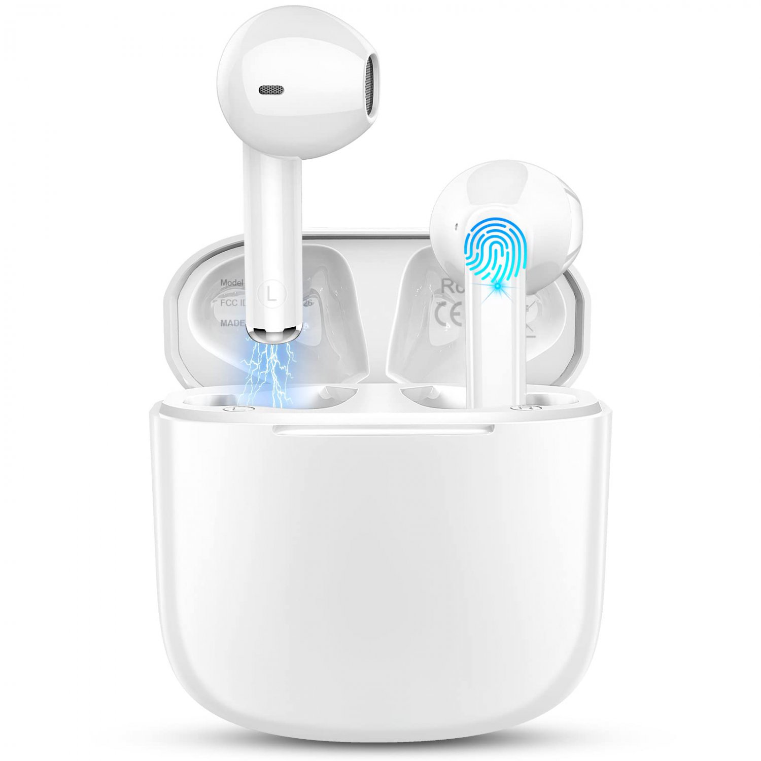Wireless Earbud, Bluetooth 5.3 Headphones 2022 Bluetooth Earbud with 4 ENC Mics, Wireless Earphones 