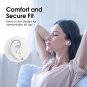 Wireless Earbuds, Bluetooth 5.3 Headphones, Mini Bluetooth Earbuds with 35H Mini Charging Case, USB-