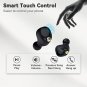 Wireless Earbuds Bluetooth 5.2 Headphones with Microphone, Noise Cancelling Wireless Ear Buds, in-Ea
