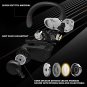 ROVIIS Wireless Earbuds Bluetooth 5.3 Earphones IPX7 Sport Earbuds for Running Workout Bass Stereo H