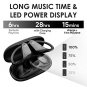 ROVIIS Wireless Earbuds Bluetooth 5.3 Earphones IPX7 Sport Earbuds for Running Workout Bass Stereo H