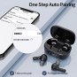 Bluetooth 5.2 Wireless Earbuds,Deep Bass Loud Sound Clear Call Noise Cancelling with 4 Microphones i