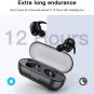 Wireless Earbuds,Bluetooth Headphones,Earbuds with Ear Hook Built-in Noise-canceling Microphone Head