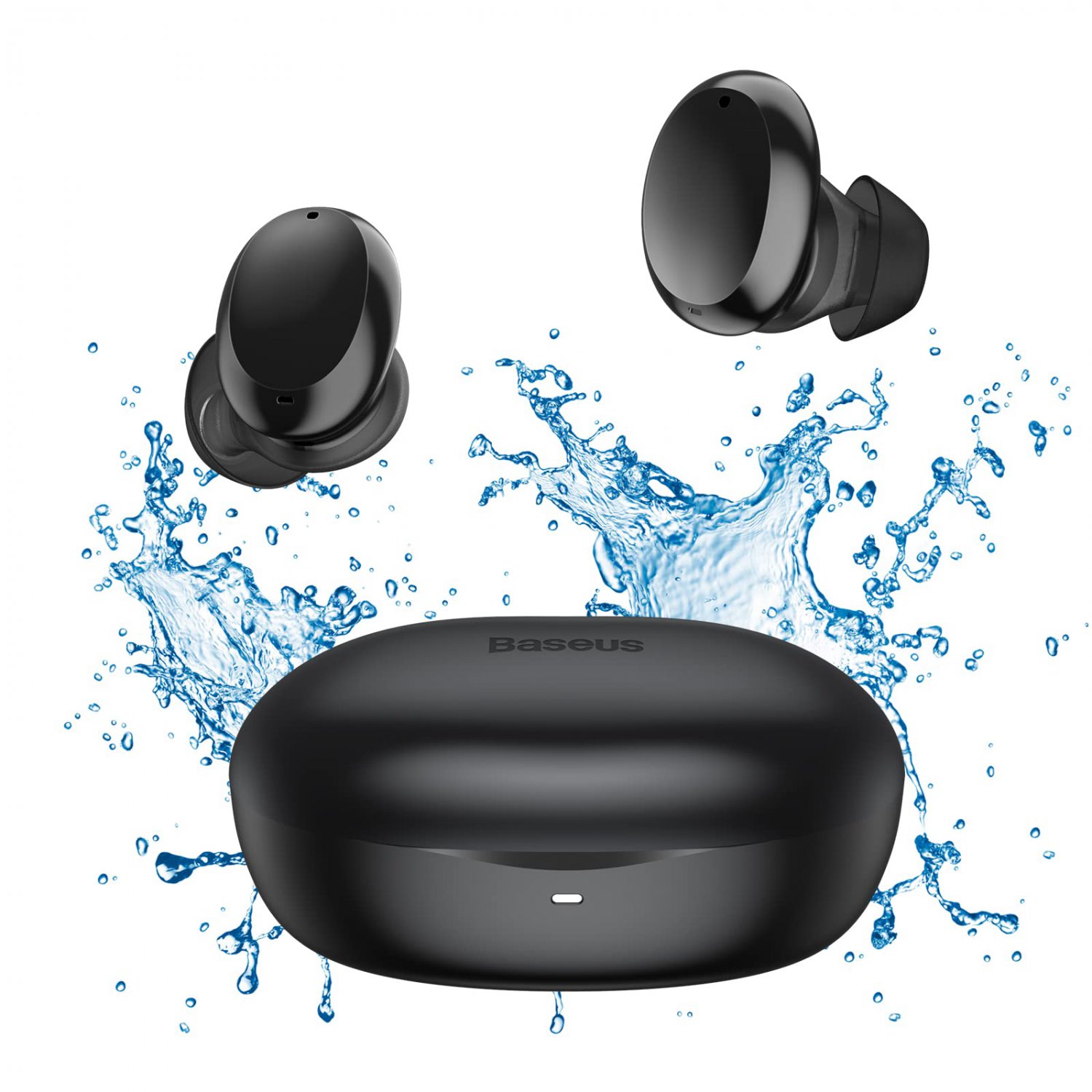 Baseus Wireless Earbuds Bluetooth Earphones W11 with Wireless Charging Case/IPX8 Waterproof/10mm Dyn