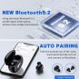 Wireless Earbuds,12H Playtime Touch Control Bluetooth Earbuds with Mic,Bluetooth 5.2 True Wireless E
